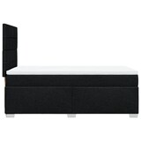 thumbnail of vidaXL Boxspringbett mit Matratze Schwarz 90x200 cm Stoff
