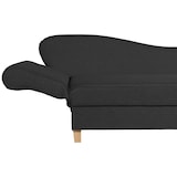 thumbnail of Max Winzer Recamiere mit Armteil links klappbar Selma - schwarz