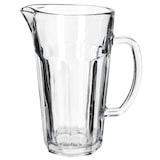 thumbnail of Max Krug Glaskrug 1 L klar mit Henkel & Ausgießer Limo-Karaffe Eistee-Kanne Saft