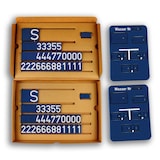 thumbnail of Schilderset, Hydrantenschilder Wasser - 140x200 mm