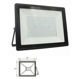 thumbnail of 200w LED Flutlicht Strahler für den Außenbereich IP65 in schwarz Eckig|Neutralweiß