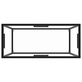 thumbnail of Mesa consola vidrio templado transparente 80x35x75 cm