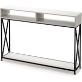 thumbnail of COSTWAY Tavolo Console a 2 Livelli con Scomparti Aperti, Tavolo Ingresso, Scaffale in Legno, Tavolino Lato per Ingresso