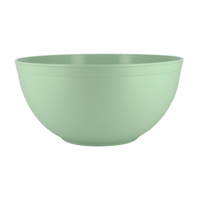 MONOUSO - Wiederverwendbare langlebige Schale PP Mineral Grün 3.350ml Ø23,5cm (12 Stück)