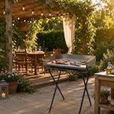 thumbnail of Yelloo - Griglia mod. INOXLINE 620 con piastra 60x45 cm liscia inox, BBQ a Gas adatto per grigliare per 4-8 persone