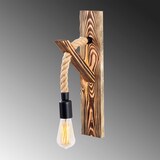 thumbnail of WellHome - Lampada da parete in colore Legno 9x17x45cm Baikal