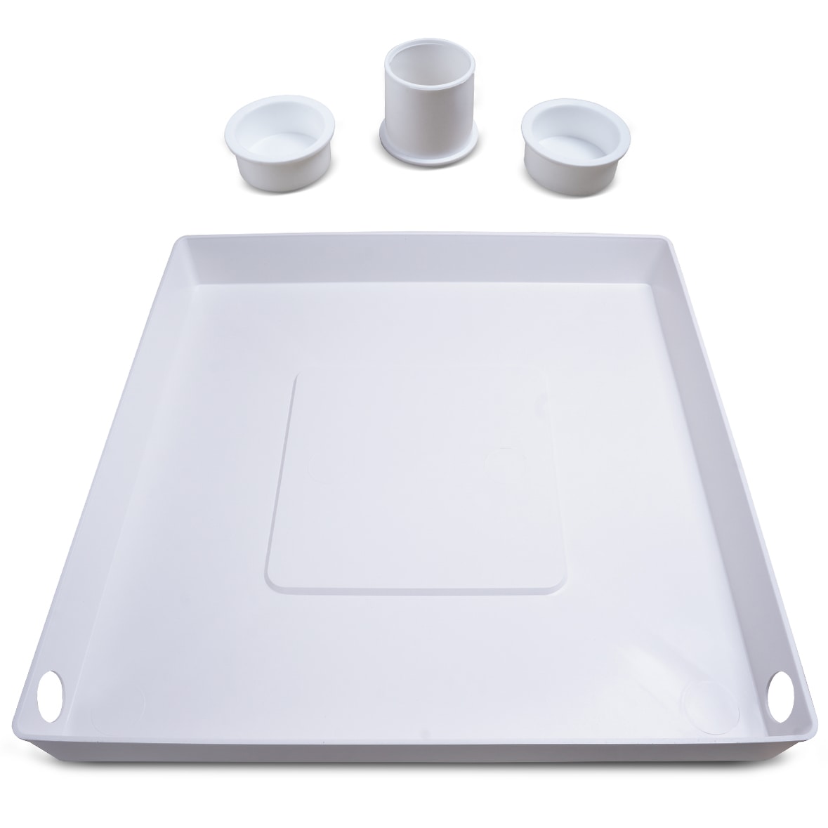 Bodenwanne universal  665x665mm Auffangbehälter für Waschmaschine Geschirrspüler