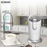 thumbnail of Bomann KSW 446 CB Molinillo Café Eléctrico, Especias, Semillas, 40 g café 20 tazas café, Cuchillas Acero Inox., Blanco, 120W