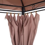 thumbnail of Outsunny Gazebo 4x3 in Acciaio con Doppio Tetto e Tende Impermeabili