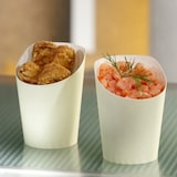 thumbnail of PAPSTAR 1500 Snackbecher, Pappe "To Go" 0,16 l Ø 7,5 cm · 9,9 cm beige