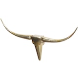 thumbnail of Deko Geweih Bull M WL1.392 Gold 100 cm Aluminium Design Hörner, Wanddekoration Stierkopf Horn Modern, Wandskulptur Geweih-Jagdtrophäe Metall,