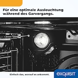 thumbnail of Exquisit Herd-Set EHE185-HBZ-020-Set inox | Energieeffizienzklasse A | 75 l Garraum | Glaskeramik Kochfeld | Herd-Set 60 cm