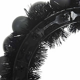 thumbnail of vidaXL Weihnachtsballkränze 2 pcs Schwarz 33 x 33 x 7 cm Polystyrol