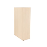 thumbnail of Armário com portas baixas 156x90x45cm estrutura lateral + prateleiras cor faia / tampa + frente cor faia