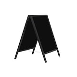 thumbnail of METRO PROFESSIONAL Kundenstopper, Kiefernholz/Metall, 55 x 56 x 82 cm, schwarz