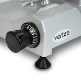 thumbnail of VERTES Cortadora de fiambres gastro, eléctrica con 150W, cuchilla con 250mm de diámetro, grosor de corte de 0 a 12mm, incl. piedra de afilar