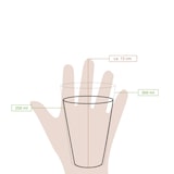 thumbnail of greenbox - Mehrweg Riffelbecher 250 ml / 10 oz, Ø 80 mm, creme-weiß, 264 St.