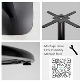 thumbnail of Stehtisch Round 60x60cm - Modell Eiche Hunton