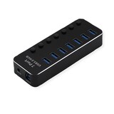 thumbnail of ROLINE USB 3.2 Gen 1 notebook hub, 7 poorten, individueel schakelbaar