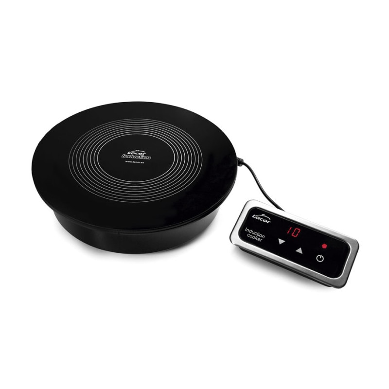 Lacor placa de inducción con regulador para buffet y chafing dish, 18 cm, 700W