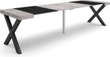 thumbnail of Ausziehbarer Konsolentisch, 302x90x73cm, Für 14 Personen, Holzbeine, Moderner Stil, Zementgrau _ 342_21