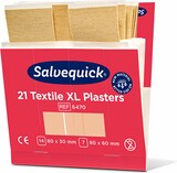 thumbnail of 60 Sets `Cederroth` Salvequick Textil Pflaster XL (21 Stück) braun