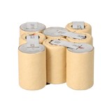 thumbnail of Akkupack Würth BS96-A Solid SD 07009802 9,6 V Panasonic 2,2Ah NiMH Selbsteinbau