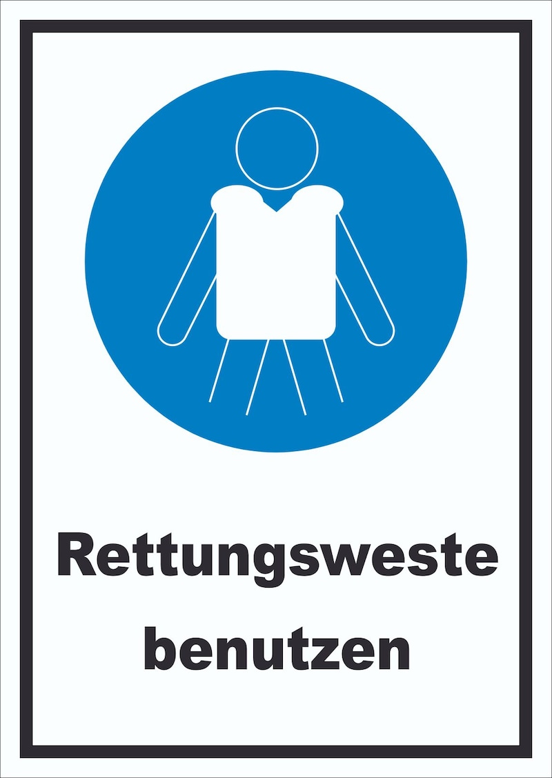 Rettungswesten benutzen