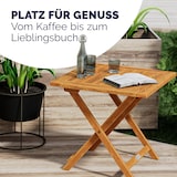 thumbnail of Deuba Gartentisch Beistelltisch Klappbar Holz Akazie 46x46cm