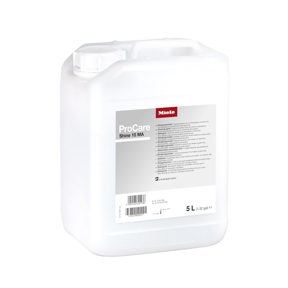Miele Flüssigreiniger ProCare Shine 10MA 5 Liter