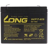 thumbnail of Kung Long WP7-6S F1 Blei-Vlies-Akku, 6Volt, 7Ah mit 4,8mm Faston Anschluss