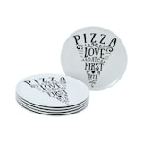 thumbnail of CreaTable Europa bunt Pizzateller 6-tlg Porzellan