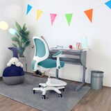 thumbnail of Kinderstuhl / Kinderschreibtischstuhl KID ERGO mitwachsend Stoff/Netzstoff blau hjh OFFICE