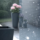 thumbnail of 3er Set Pflanzkübel quadratisch 2 anthrazit