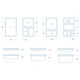 thumbnail of Bac gastronorme - 1/2 GN - Profondeur 15cm - Polycarbonate - Maxima