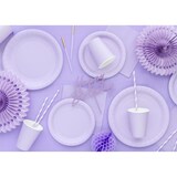 thumbnail of 6 Pappteller 18cm Partyteller Einwegteller plastikfrei Partygeschirr Geburtstag Kindergeburtstag Partydeko Tischdeko Lavendel