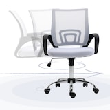 thumbnail of SVITA CYDNEY Schreibtischstuhl Bürostuhl Netzbezug Drehstuhl Stuhl Schreibtisch Weiß