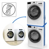 thumbnail of DELUKE® Verbindungsrahmen für Waschmaschine/Trockner EDEO -  60cm Breit, Universal | Zwischenbaurahmen Waschmaschinen Trockner Zwischenbausatz