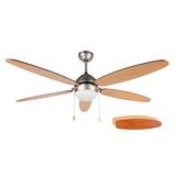 thumbnail of Ventilador de techo con luz Orbegozo CP 48132, 5 aspas, 3 velocidades, 132 cm de diámetro, 60 W
