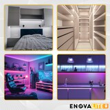 thumbnail of ENOVALITE LED-Streifen ELED700110 3 W/m 4000 K einstellbar in bunt und neutralweiß (RGB + W) IP54