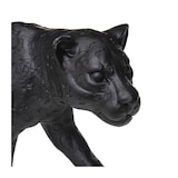thumbnail of Objet déco Léopard en résine noire 70 x 18 x 28 cm