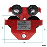 thumbnail of Helloshop26 - Handlierwagen 2000 kg 55-205 mm lier zwaar hijsgereedschap 16_0000771