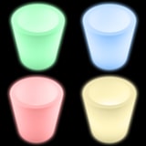 thumbnail of tectake Cilindro luminoso LUMINOUS CURVE COOLER, LED, con mando a distancia  blanco - 405347