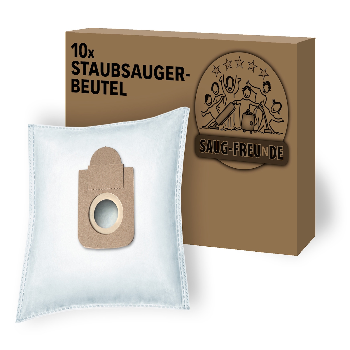 SAUG-FREUnDE | 10 Staubsaugerbeutel ähnlich zu ROWENTA COMPACT Power RO 3969 EA (SF-RO9)
