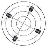 thumbnail of Soporte de Macetero con Ruedas Metálico Que Gira 360º para Macetas Decorativas De Interior y Plantas de Exterior Coshano