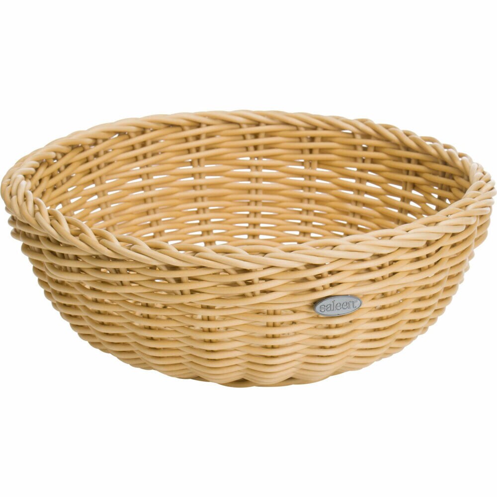 Schale rund, Ø 23 x 9 cm, hellbeige