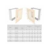 thumbnail of Lüftungsgitter für Crema-Kamin- Classic 17x37