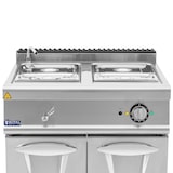 thumbnail of Royal Catering - Bain-Marie - 6000 W - 2 x GN 1/2 - 2 x GN 1/3 - Waterkraan - Onderkast (80 x 73 cm) -