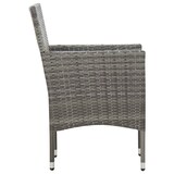 thumbnail of vidaXL 5-tlg. Garten-Lounge-Set mit Auflagen Poly Rattan Grau