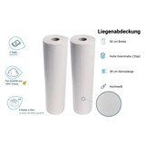 thumbnail of Liegenabdeckung, Medizinalrolle, Wickeltischabdeckung 2-lagig 9 Rollen, weiß, perforiert, Breite 50cm Lauflänge 50m